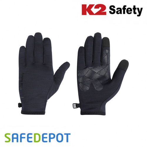 K2 safety 소프트쉘장갑2 미끌림방지 방한 스마트터치